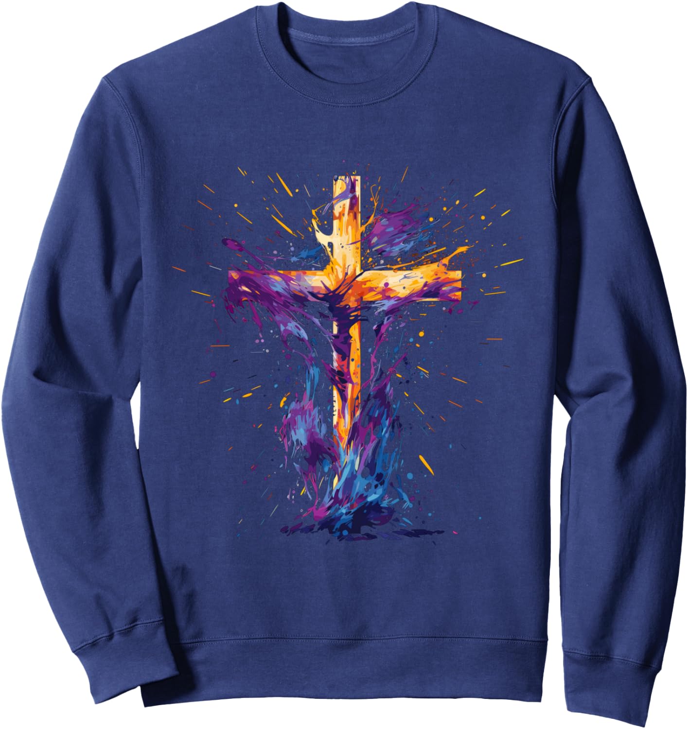 Holy Spirit Christian - Jesus Christ Sweatshirt - Sweatshirt | Navy
