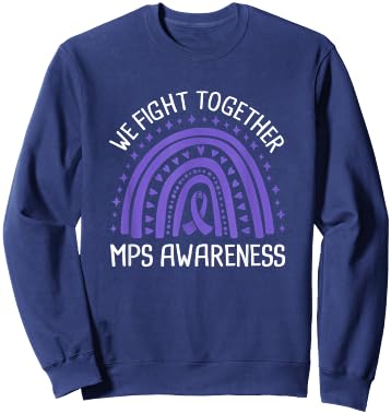We Fight Together MPS Awareness Sweatshirt - Sweatshirt | Navy