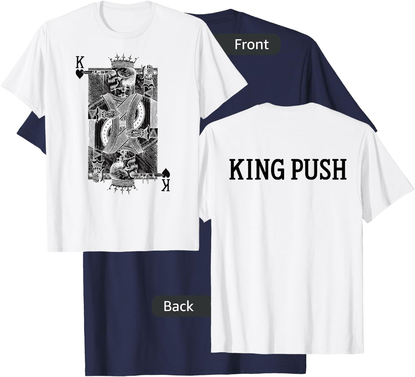 Official Pusha T Card T-Shirt - T-Shirt | Navy