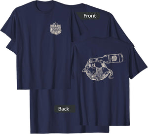 Texas Lone Star Beer Armadillo T-Shirt - T-Shirt | Navy