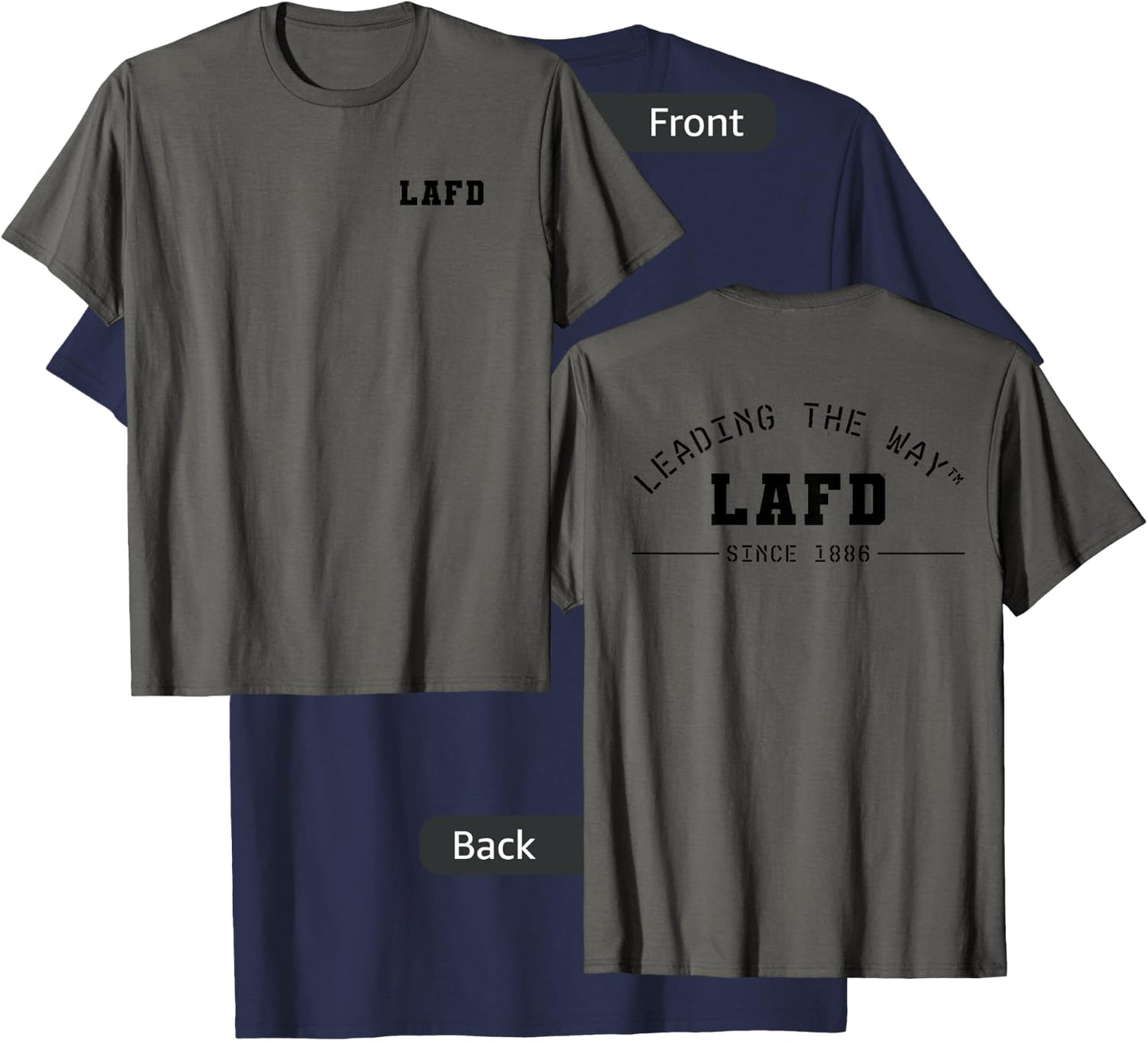 Official LAFD Los Angeles Fire Department T-Shirt - T-Shirt | Navy