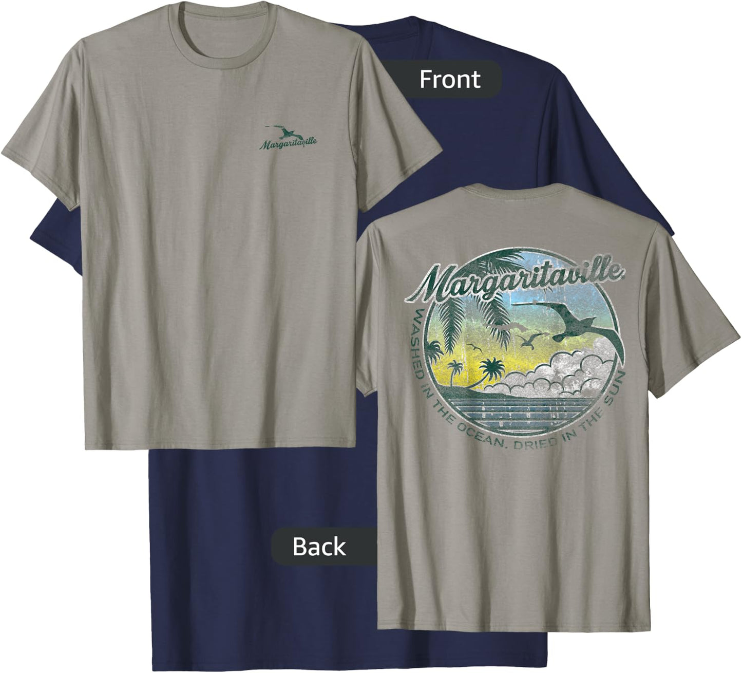 Washed in the Ocean, Dried in the Sun T-Shirt - T-Shirt | Navy