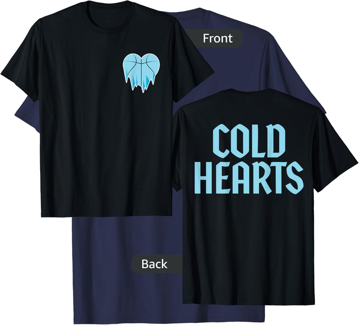 Cold Hearts T-Shirt - T-Shirt | Navy