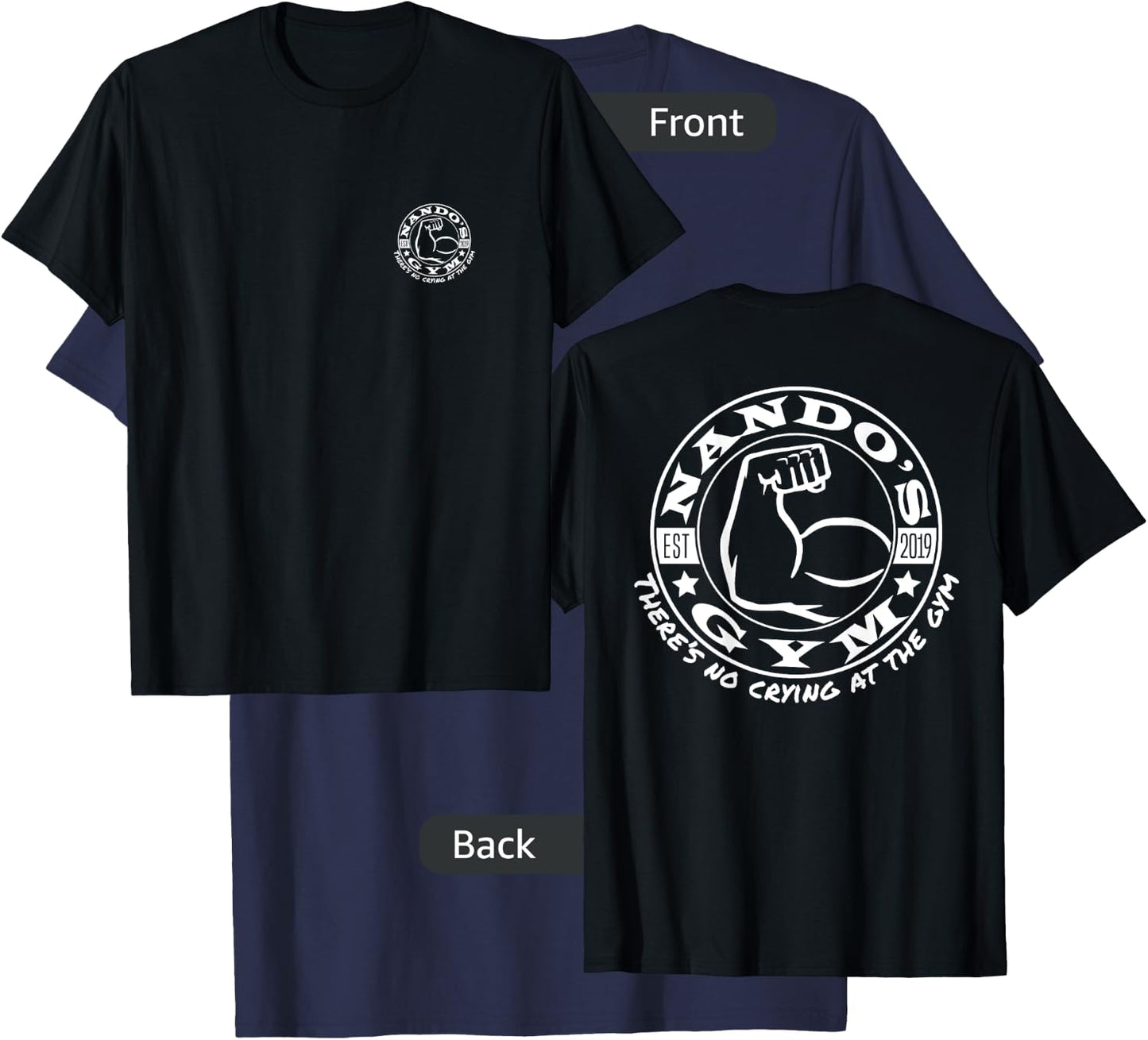 Nando's Gym - Ng003a T-Shirt - T-Shirt | Navy