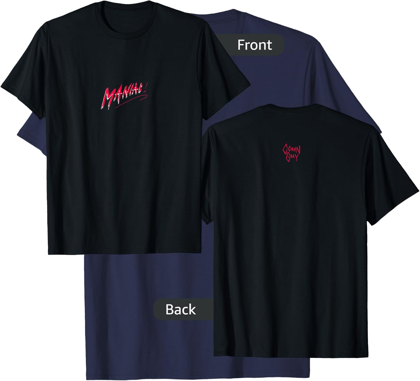 Official Conan Gray Maniac T-Shirt - T-Shirt | Navy