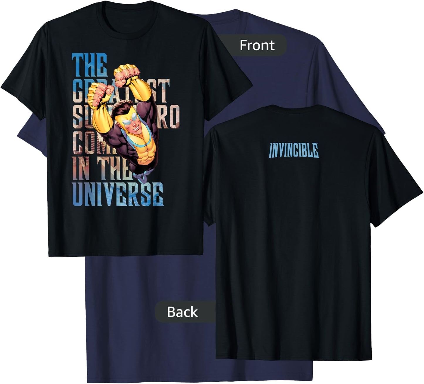 Invincible Greatest Comic - Invincible T-Shirt - T-Shirt | Navy
