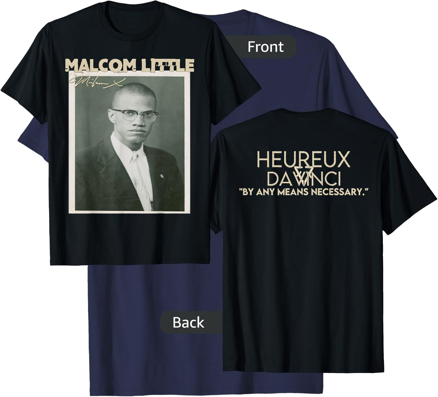 Heureux "By Any Means" T-Shirt - T-Shirt | Navy
