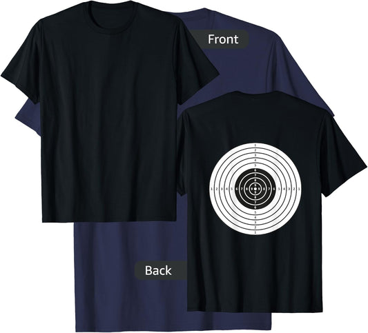 (Target on BACK, front is blank) Target on My Back T-Shirt - T-Shirt | Navy