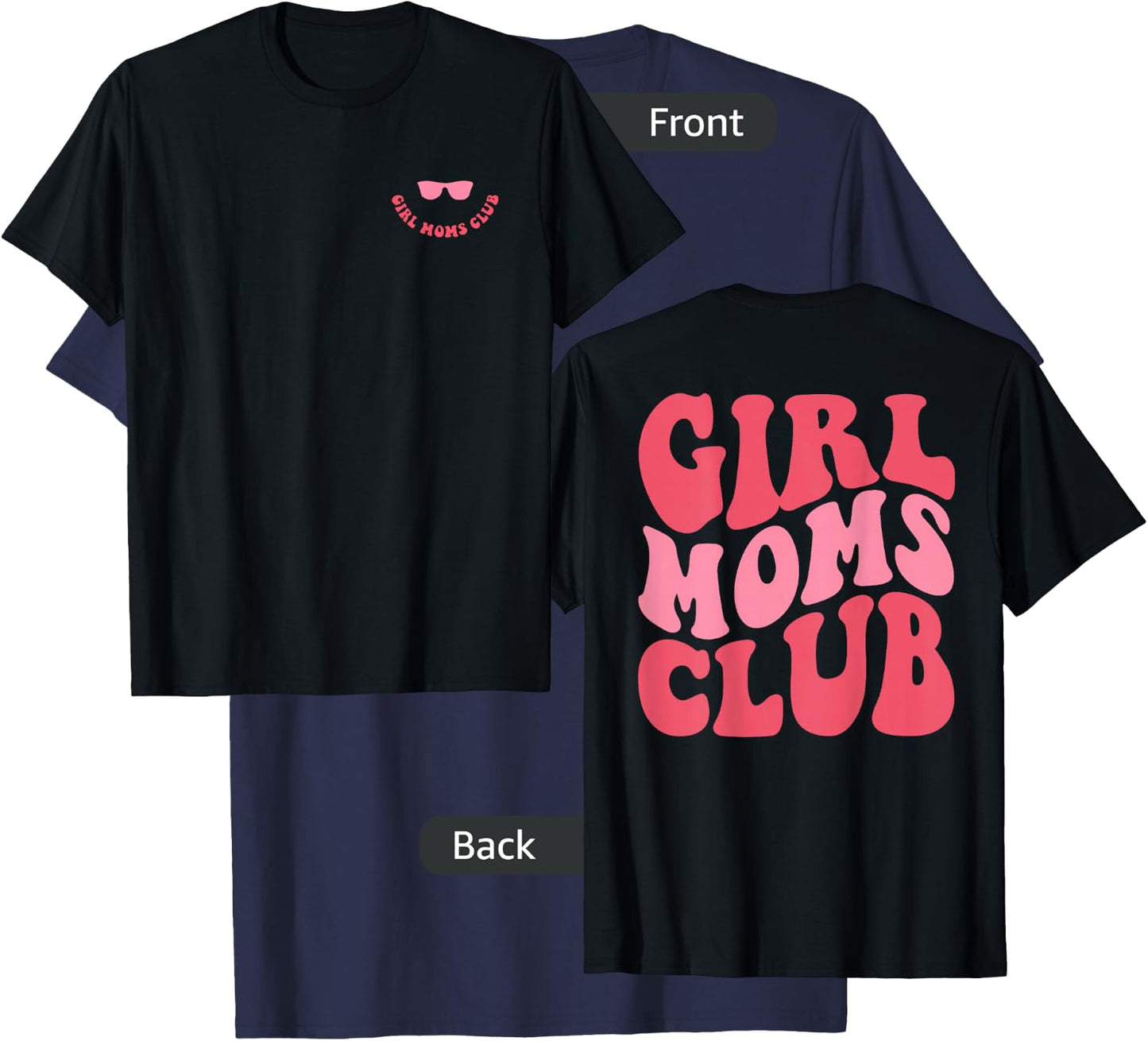 Girl Moms Club T-Shirt - T-Shirt | Navy