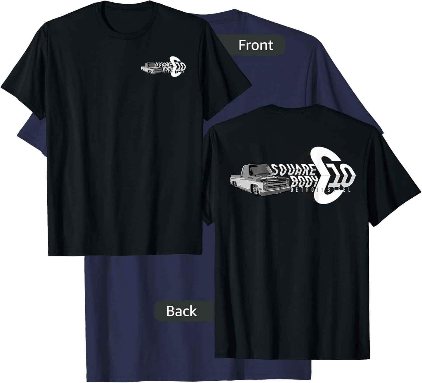 Squarebody Classic Square body C10 Detroit Steel T-Shirt - T-Shirt | Navy