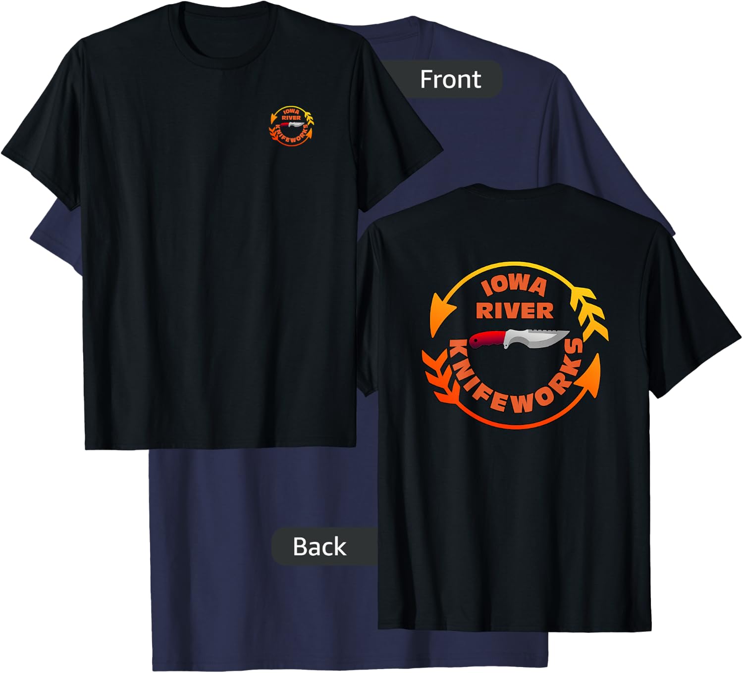 Iowa River Knifeworks T-Shirt - T-Shirt | Navy