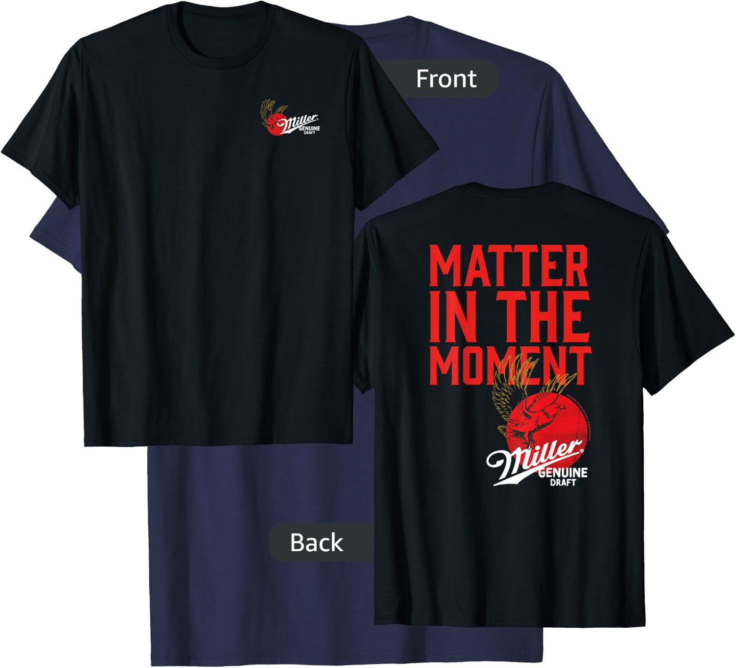 Miller Genuine Draft - Miller Genuine Draft T-Shirt - T-Shirt | Navy