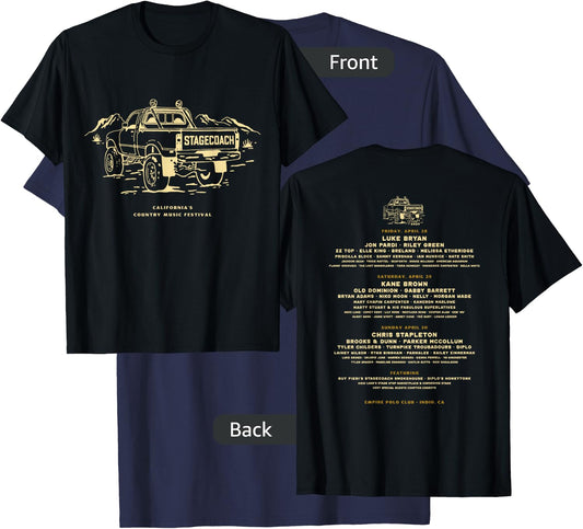 Official Stagecoach Truck Lineup T-Shirt - T-Shirt | Navy
