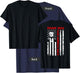 Donald Trump 2024 Take America Back American Flag (ON Back) Kids Men T-Shirt - T-Shirt | Navy