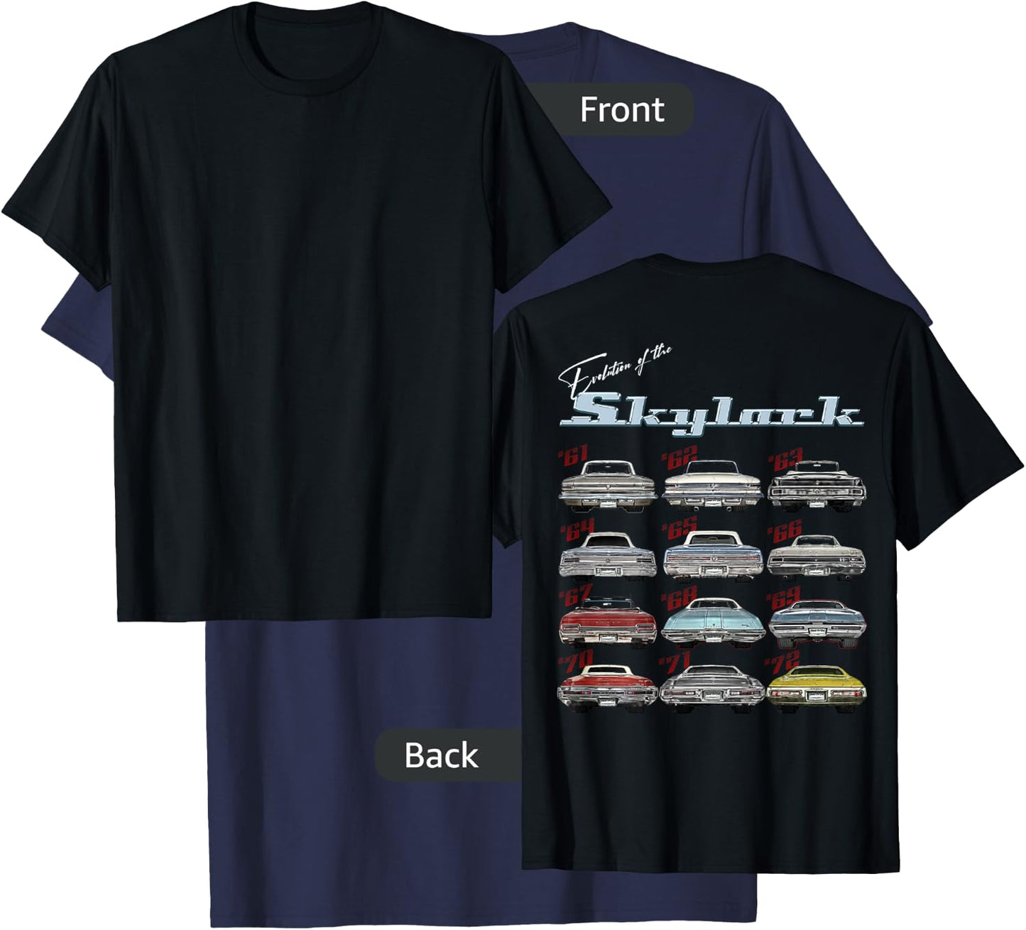 Evolution, Skylark, GS, 455, Limited, Gran, Grand, Sport, Muscle Car T-Shirt - T-Shirt | Navy