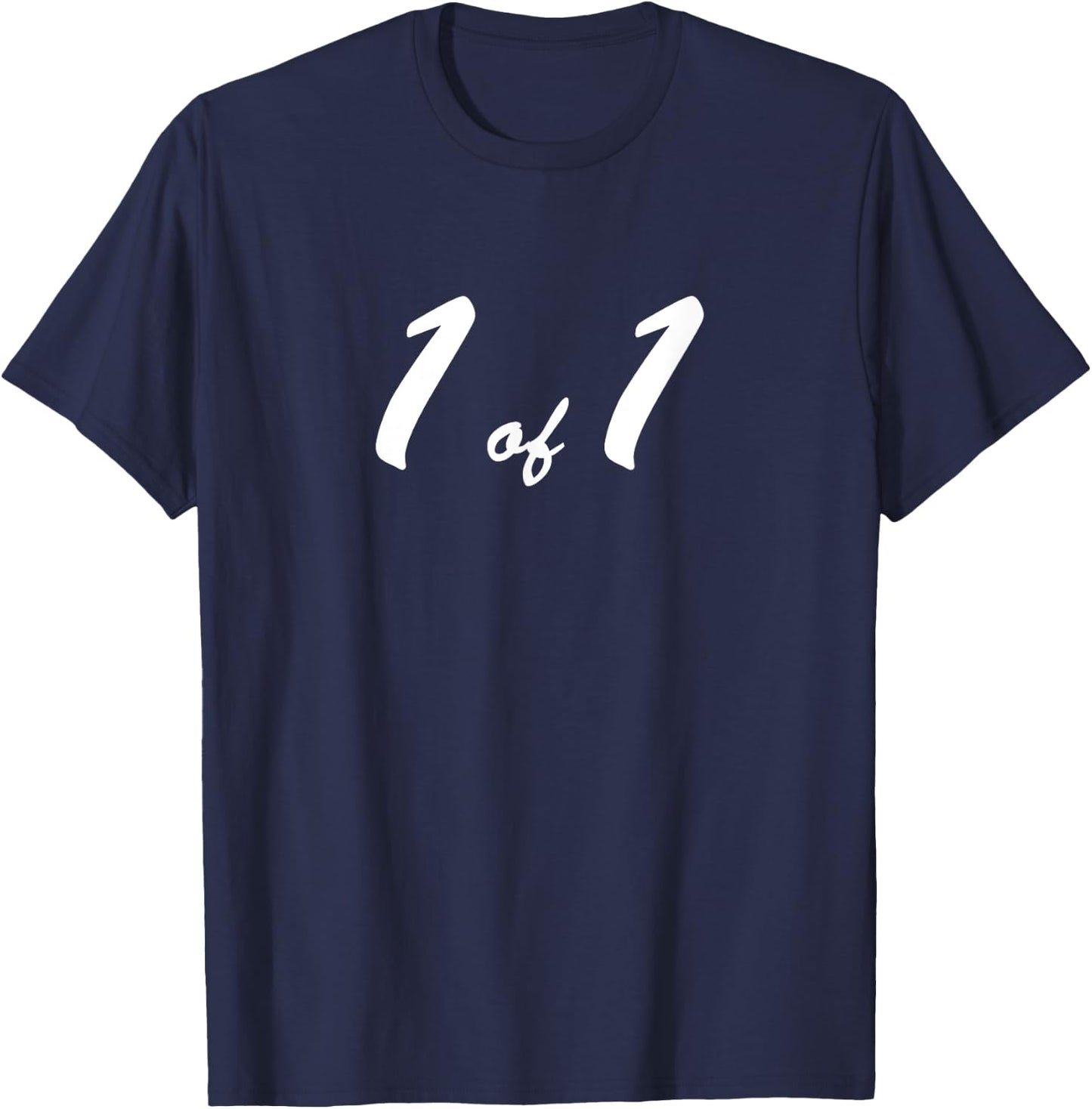1 of 1 Sports Card Enthusiast T-Shirt - T-Shirt | Navy