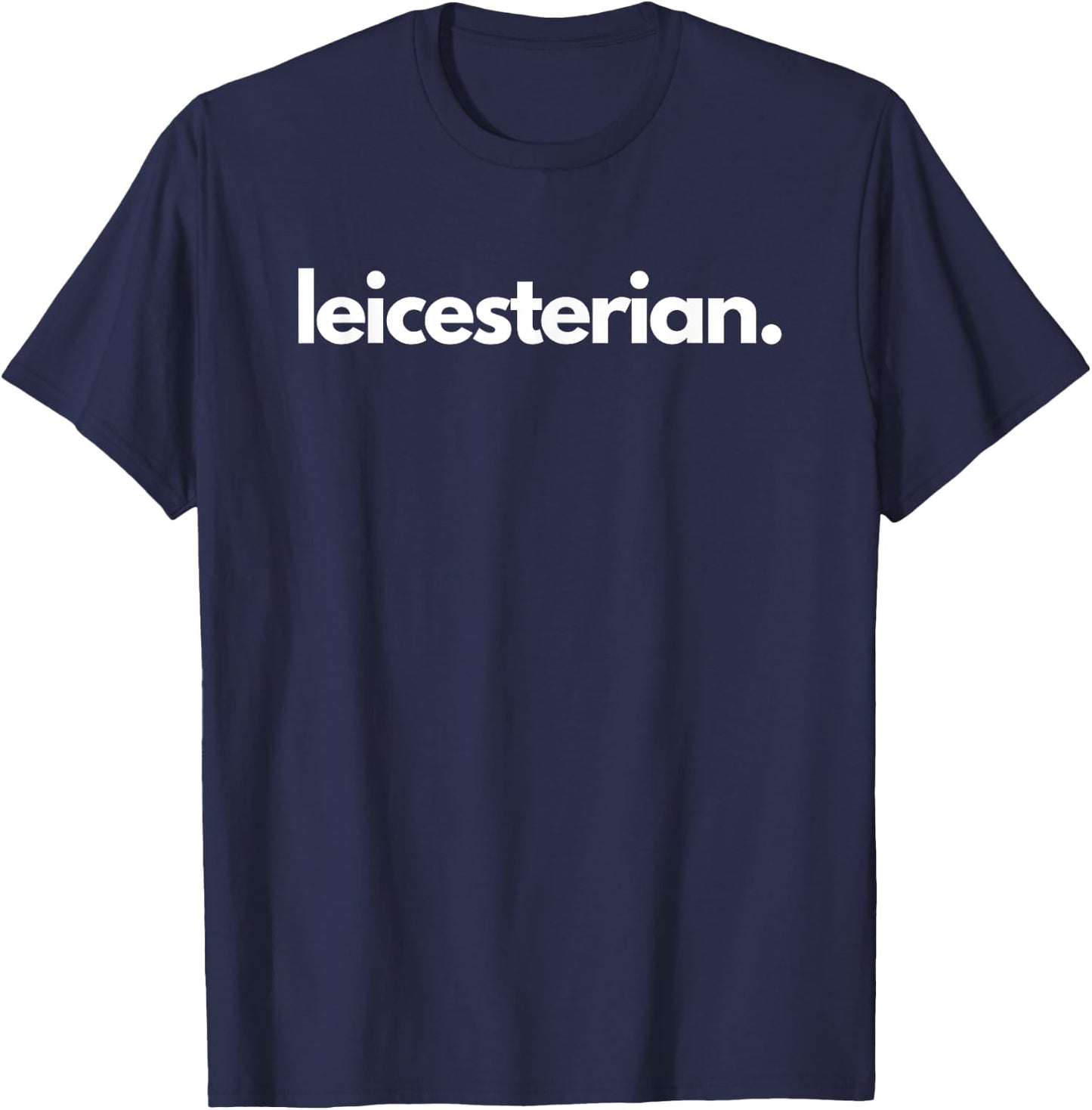 "Leicesterian" - City of Leicester T-Shirt - T-Shirt | Navy