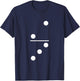 Two Three Domino 2 and 3 White Dots 2-3 Weekend Games 2/3 T-Shirt - T-Shirt | Navy