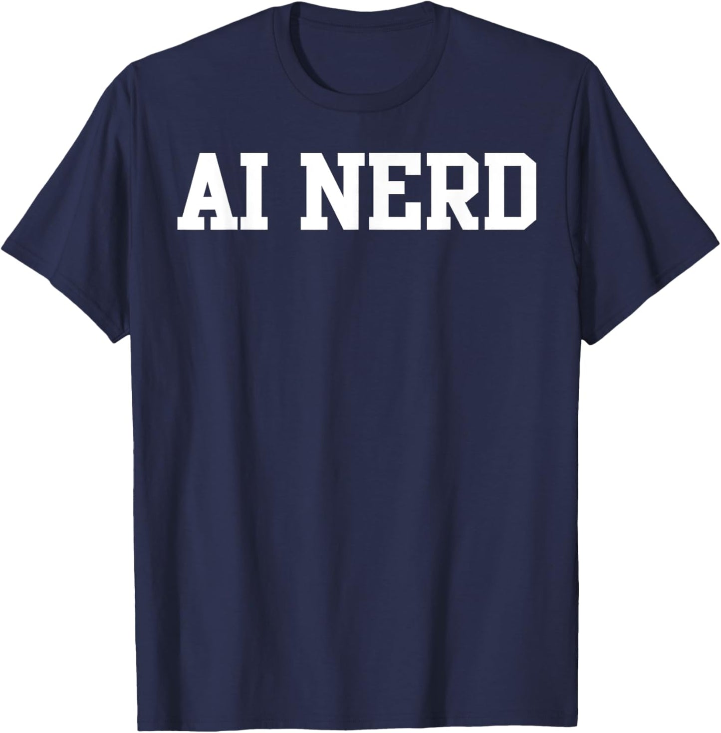 AI Nerd T-Shirt - T-Shirt | Navy