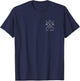 Papa est 2024 Father since 2024 Papa 2024 T-Shirt - T-Shirt | Navy