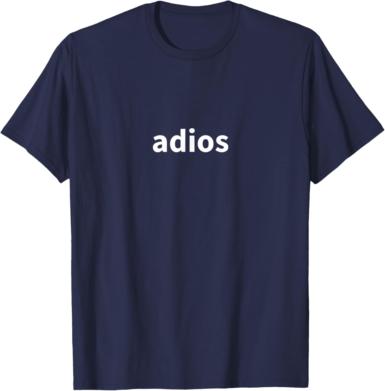 adios | Funny Sports T-Shirt - T-Shirt | Navy
