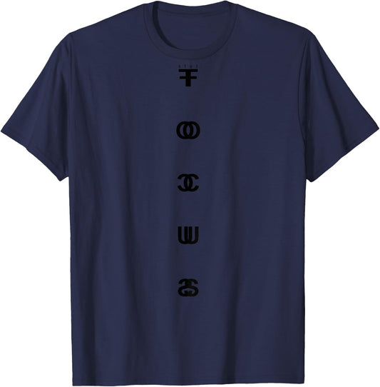 Fitness Quote Y2K Gym Training Back Print Yoga Sport Workout T-Shirt - T-Shirt | Navy