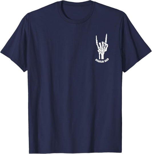 Badass Dads Clubs, Looks Like Badass Daddy, Fathers Day T-Shirt - T-Shirt | Navy