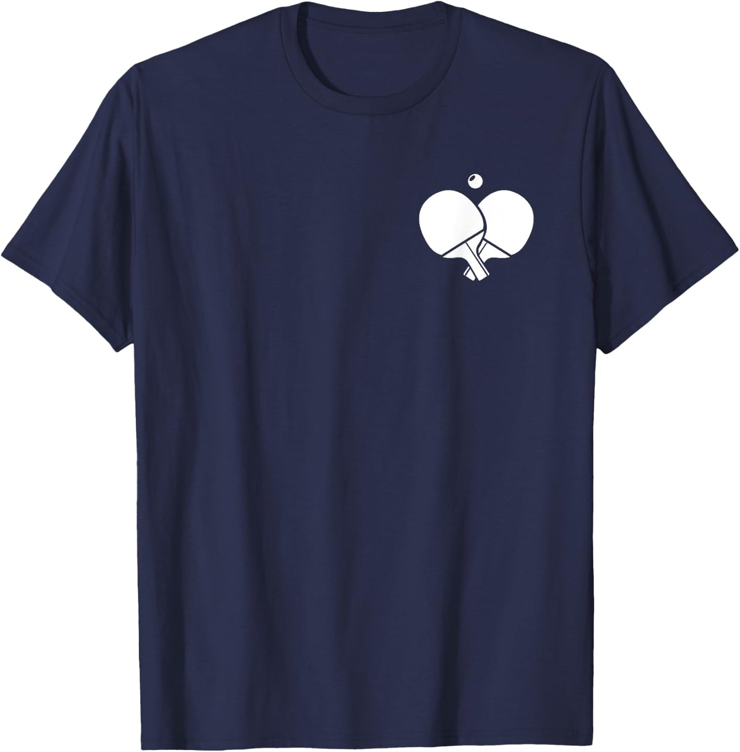 Ping Pong Logo Emblem Paddles Balls Table Tennis Ping Pong T-Shirt - T-Shirt | Navy