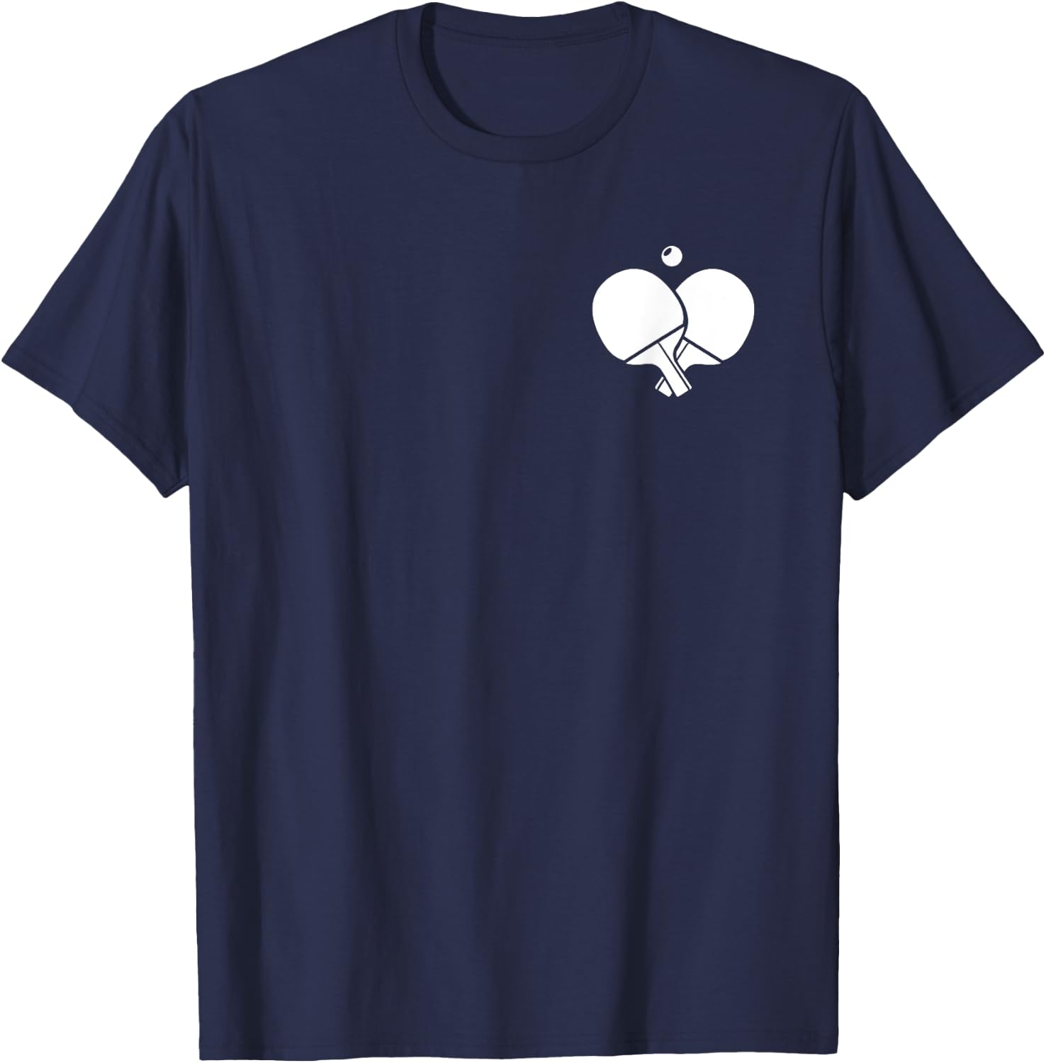 Ping Pong Logo Emblem Paddles Balls Table Tennis Ping Pong T-Shirt - T-Shirt | Navy