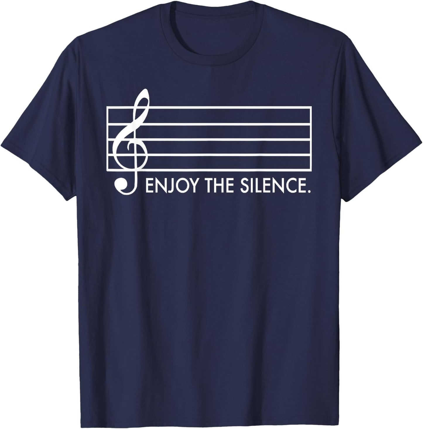 Enjoy the Silence T-Shirt - T-Shirt | Navy