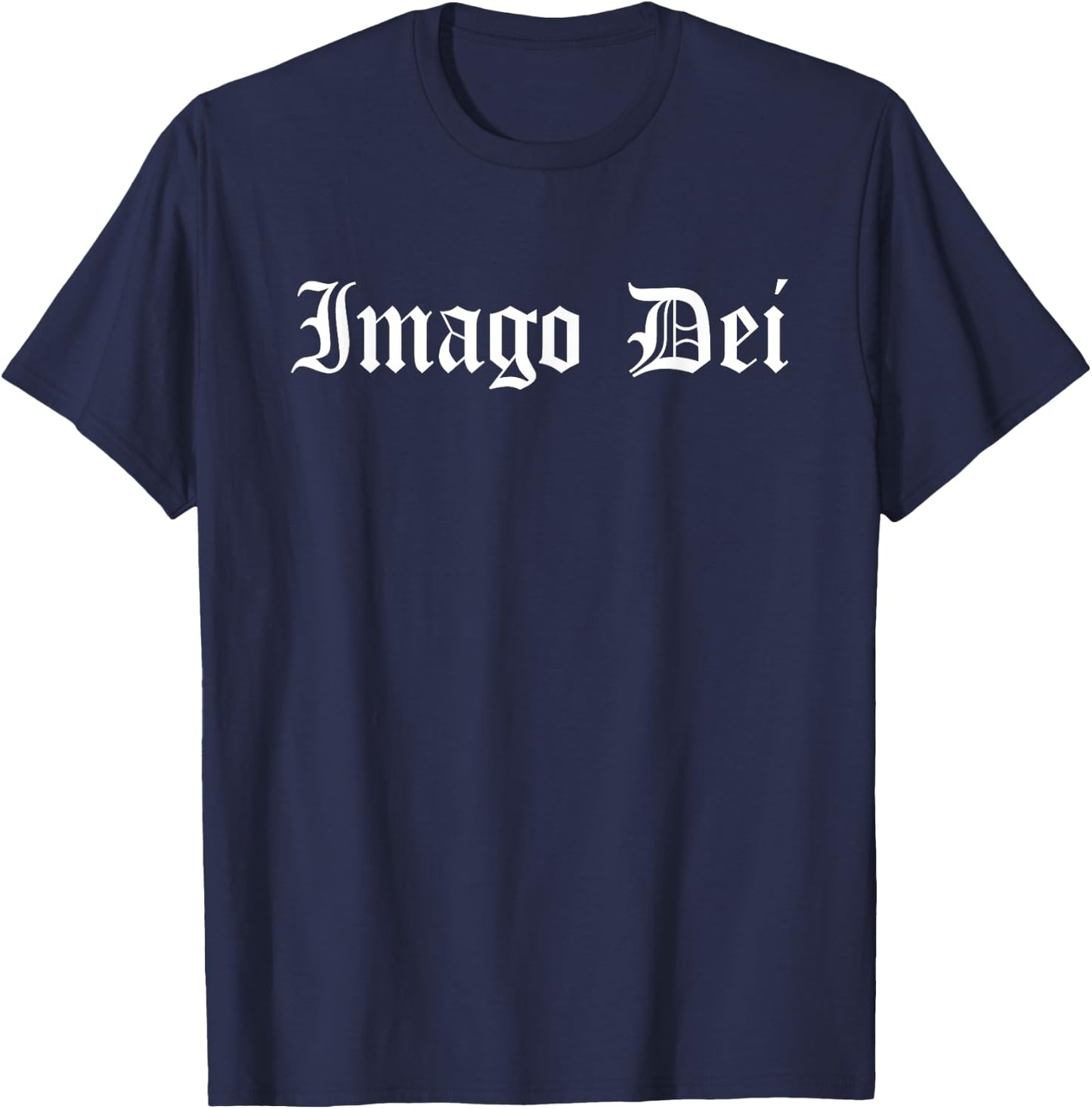 Imago Dei Genesis Creation Scripture Image Of God Follower T-Shirt - T-Shirt | Navy