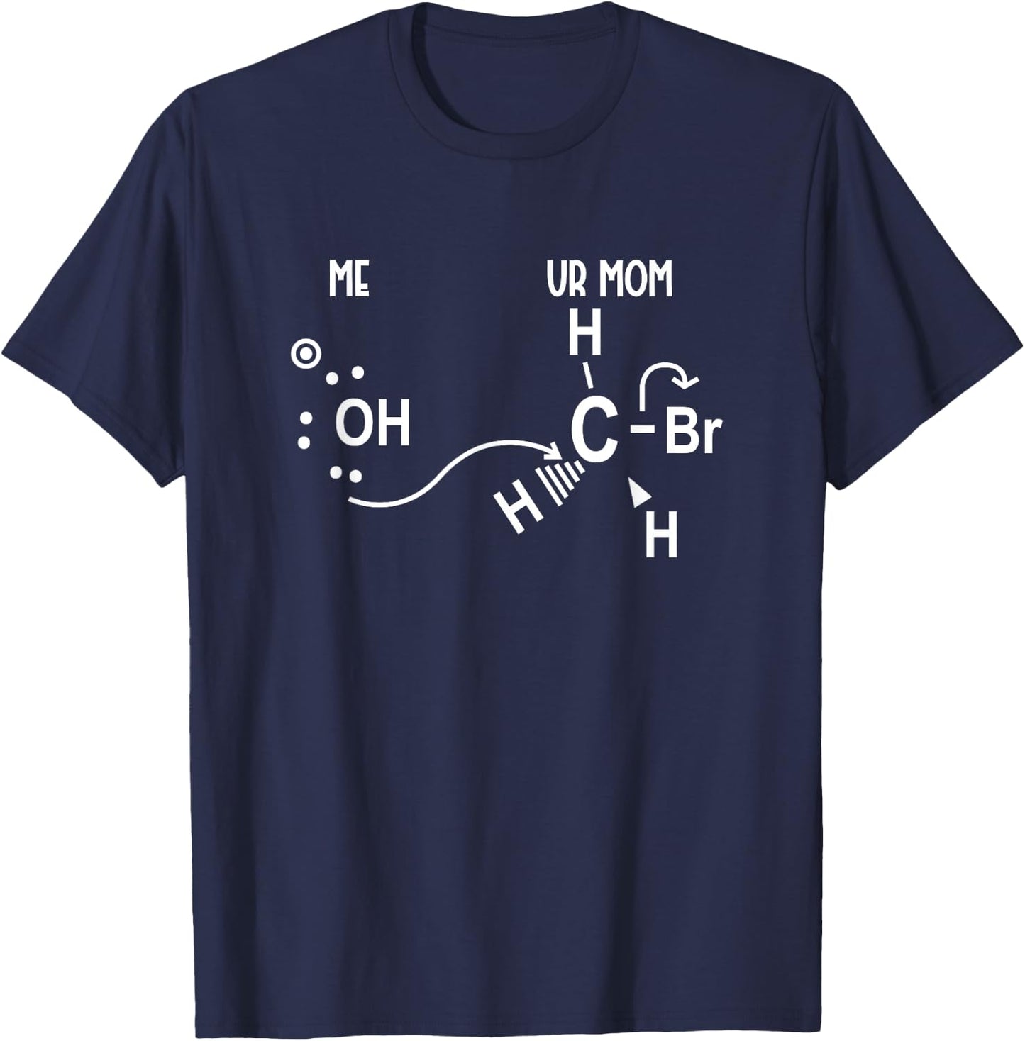 Backside Attack Funny Chemistry T-Shirt - T-Shirt | Navy