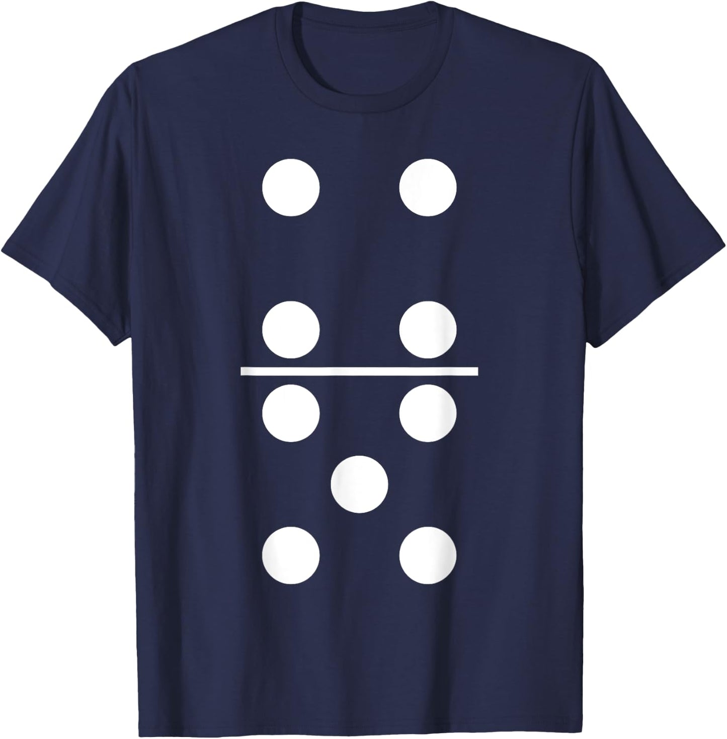Domino Game 4 5 Matching Halloween Group Costume T-Shirt - T-Shirt | Navy