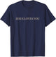 Jesus Love You - He Loved Us First - Front and Back T-Shirt - T-Shirt | Navy