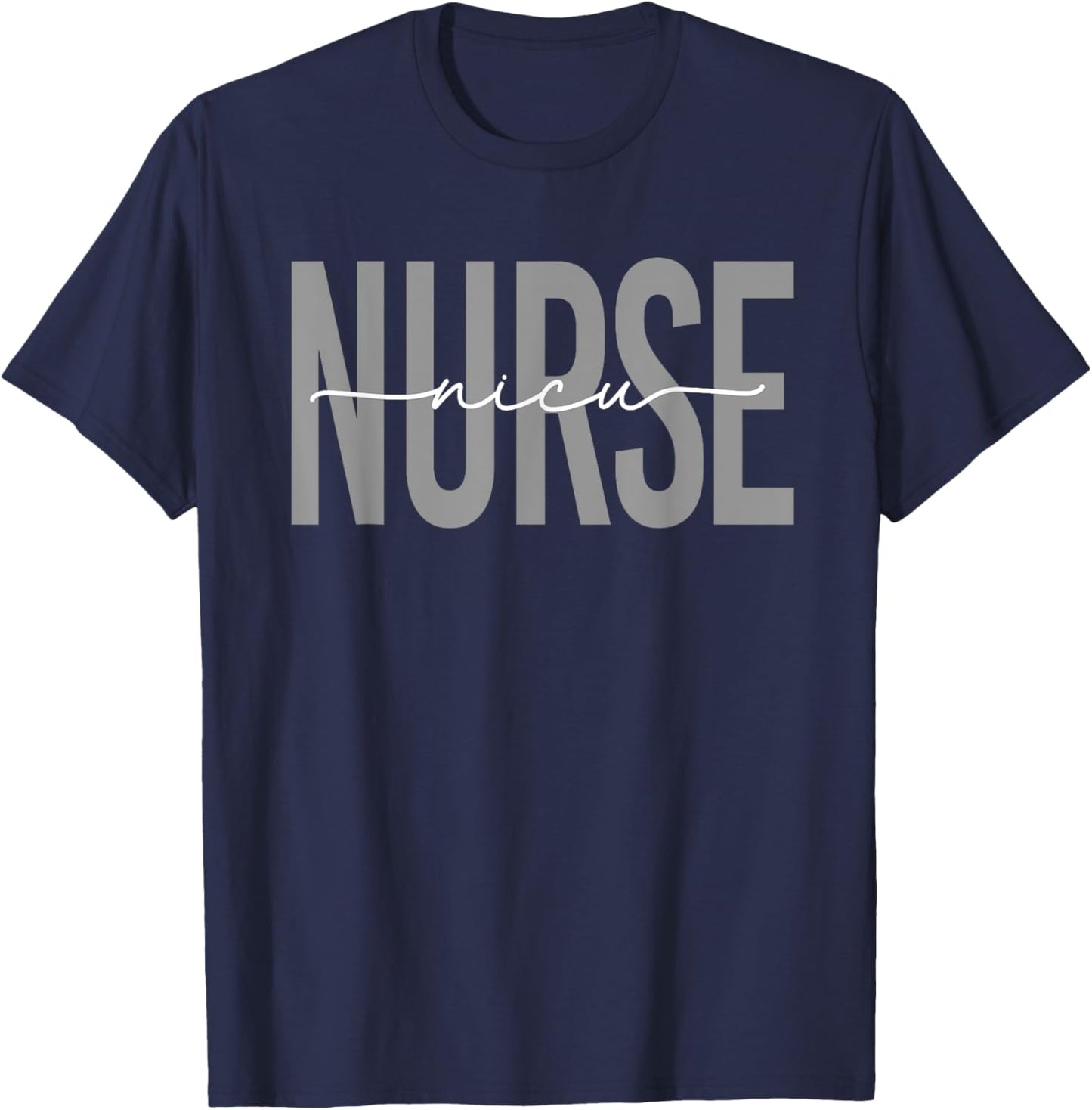 NICU Nurse ICU Neonatal Team Tiny Humans For T-Shirt - T-Shirt | Navy