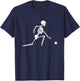 Skeleton Playing Bocce Ball - Bocce Ball Halloween T-Shirt - T-Shirt | Navy