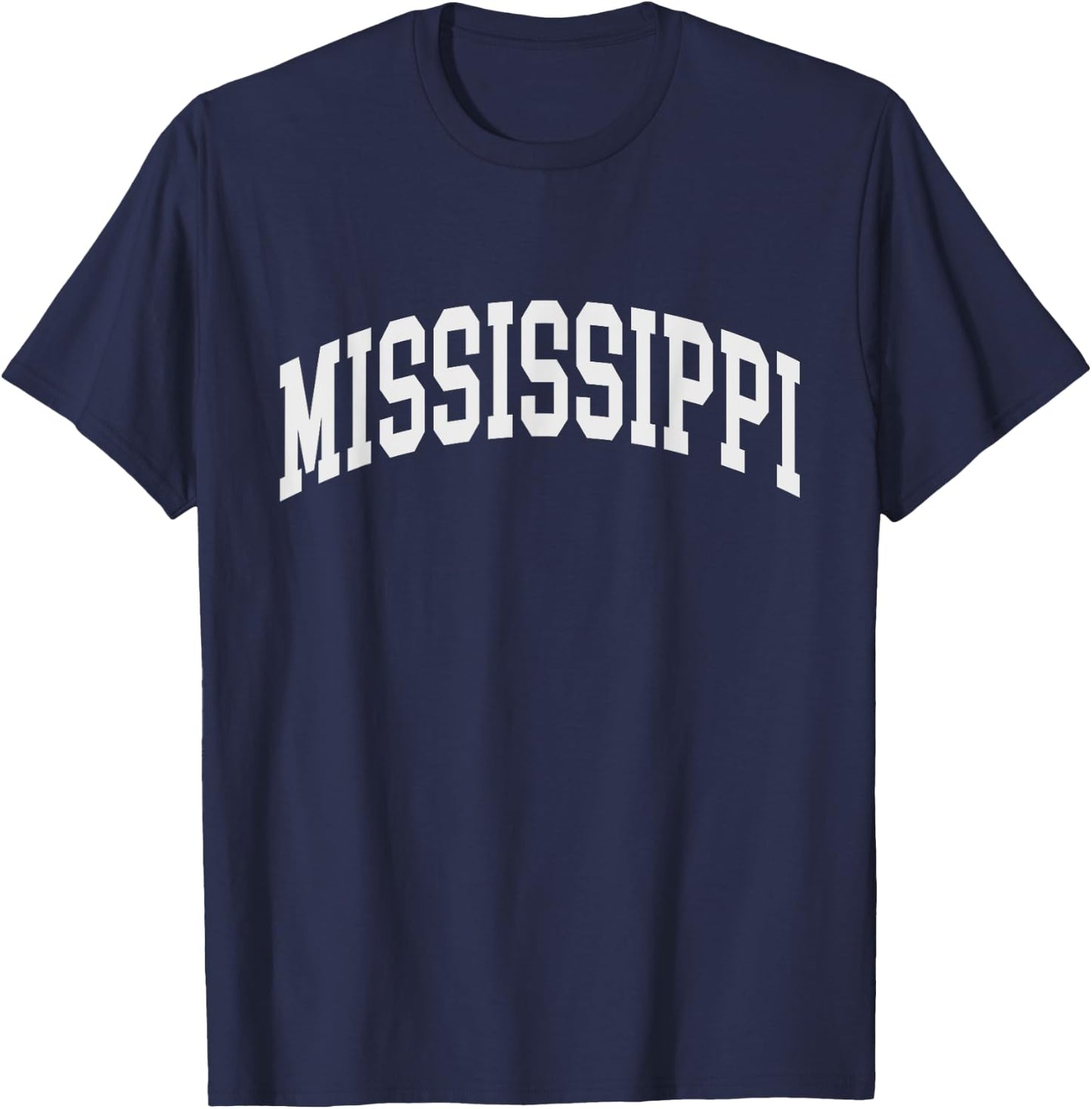 Mississippi - Throwback Design - Classic T-Shirt - T-Shirt | Navy