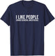 I Like People Under General Anesthesia Anesthesiology T-Shirt - T-Shirt | Navy
