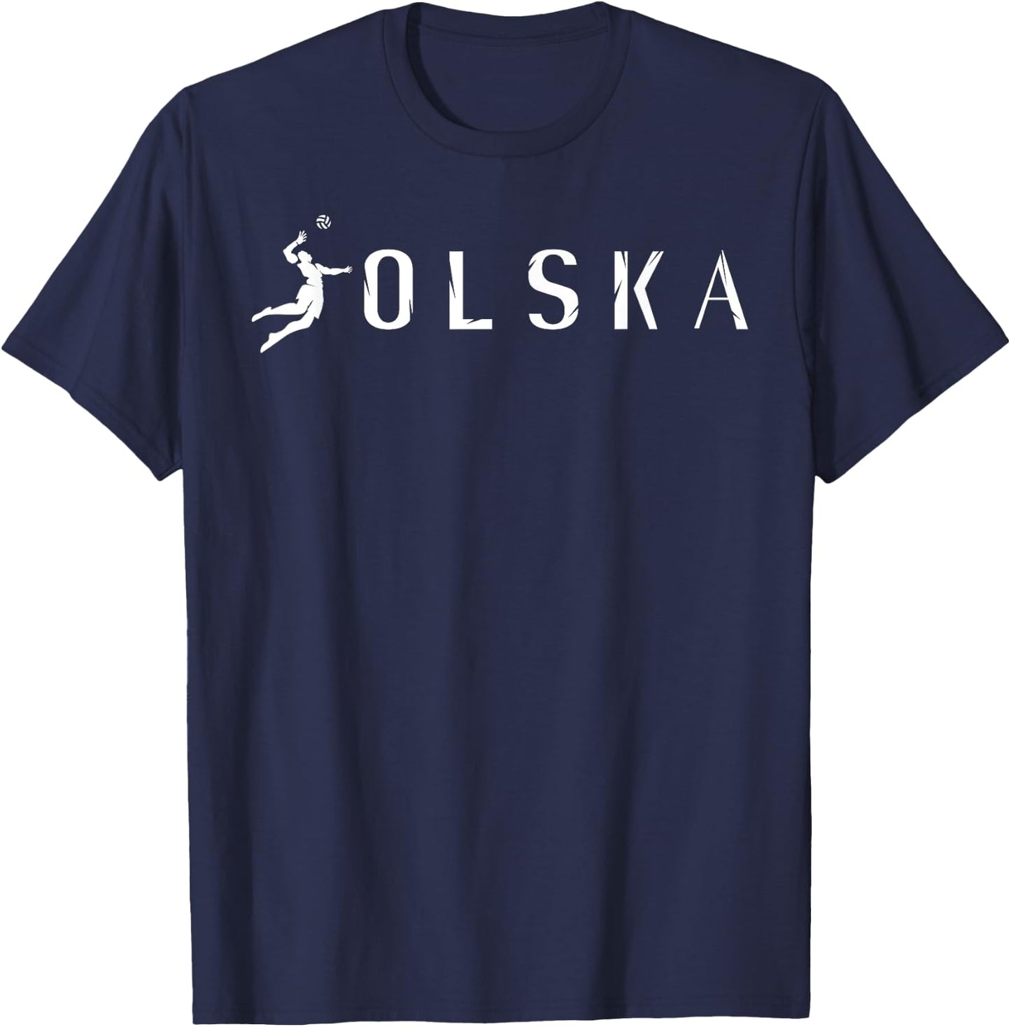 Polska Siatkowka Polish Volleyball Represent Poland T-Shirt - T-Shirt | Navy