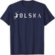 Polska Siatkowka Polish Volleyball Represent Poland T-Shirt - T-Shirt | Navy