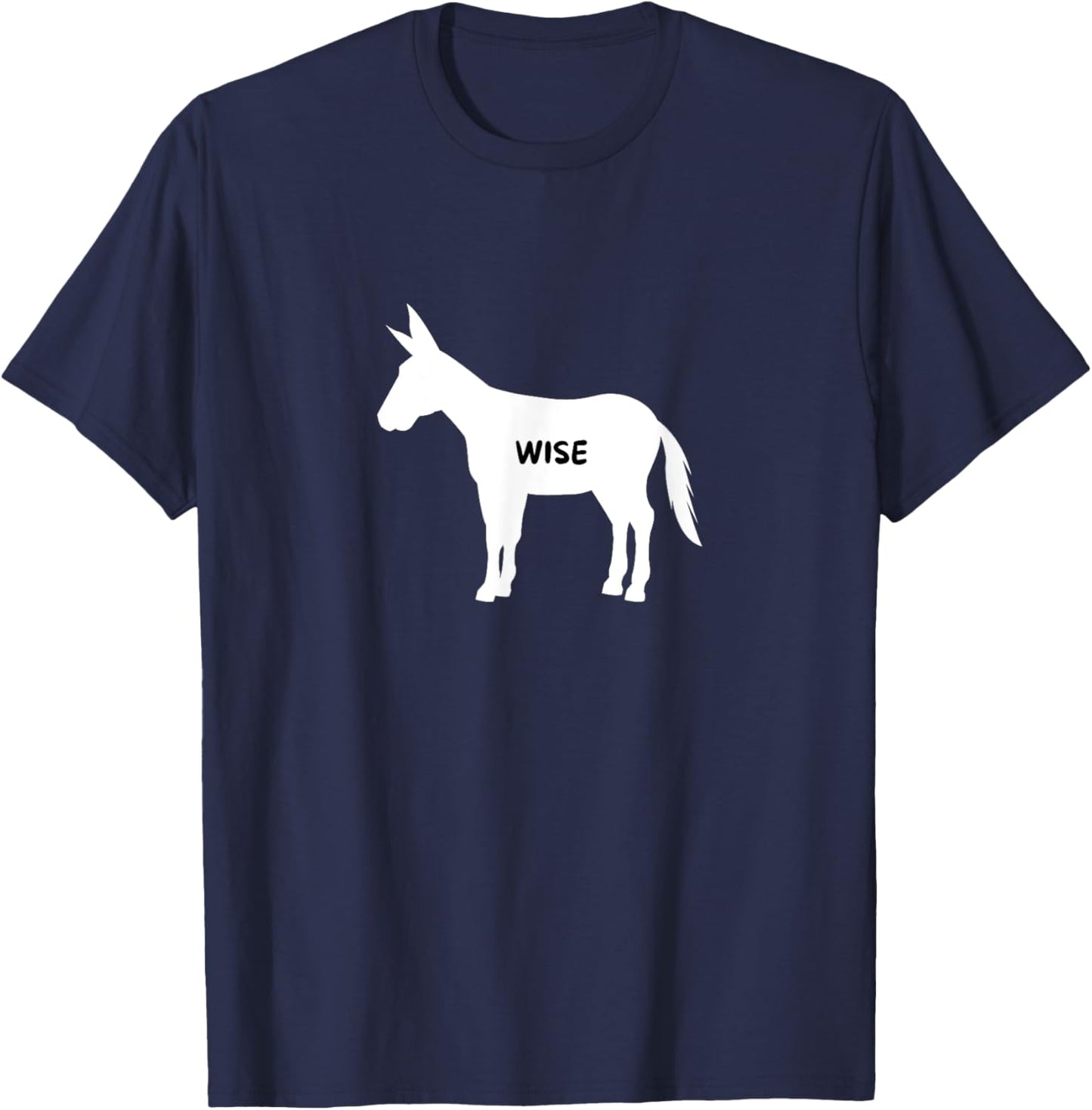 Fresh Volleyball Funny Sarcastic Wise Donkey Lovers T-Shirt - T-Shirt | Navy