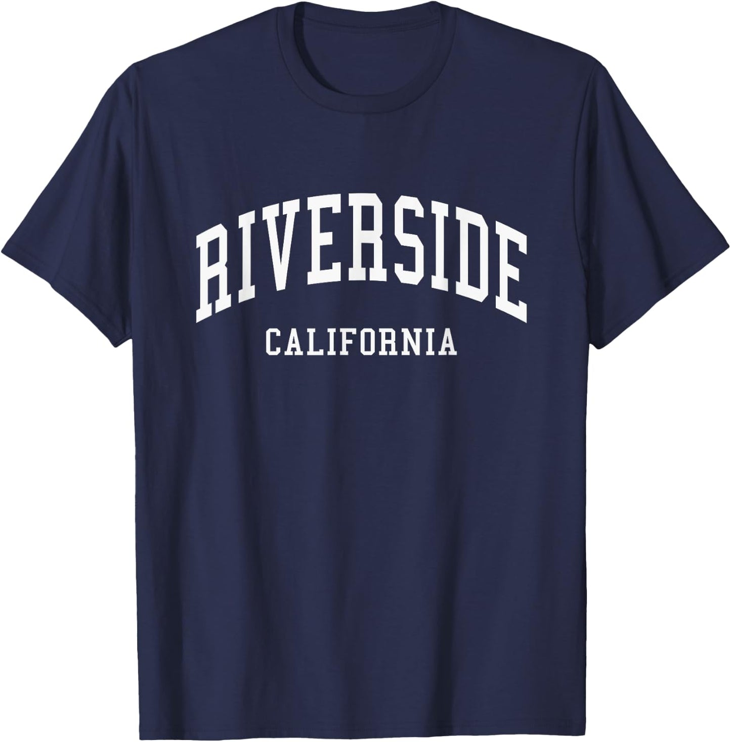 Riverside - California - Throwback Design - Classic T-Shirt - T-Shirt | Navy