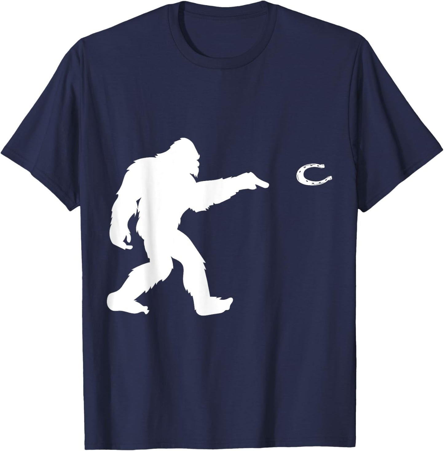Horseshoe Pitching T-Shirt - T-Shirt | Navy