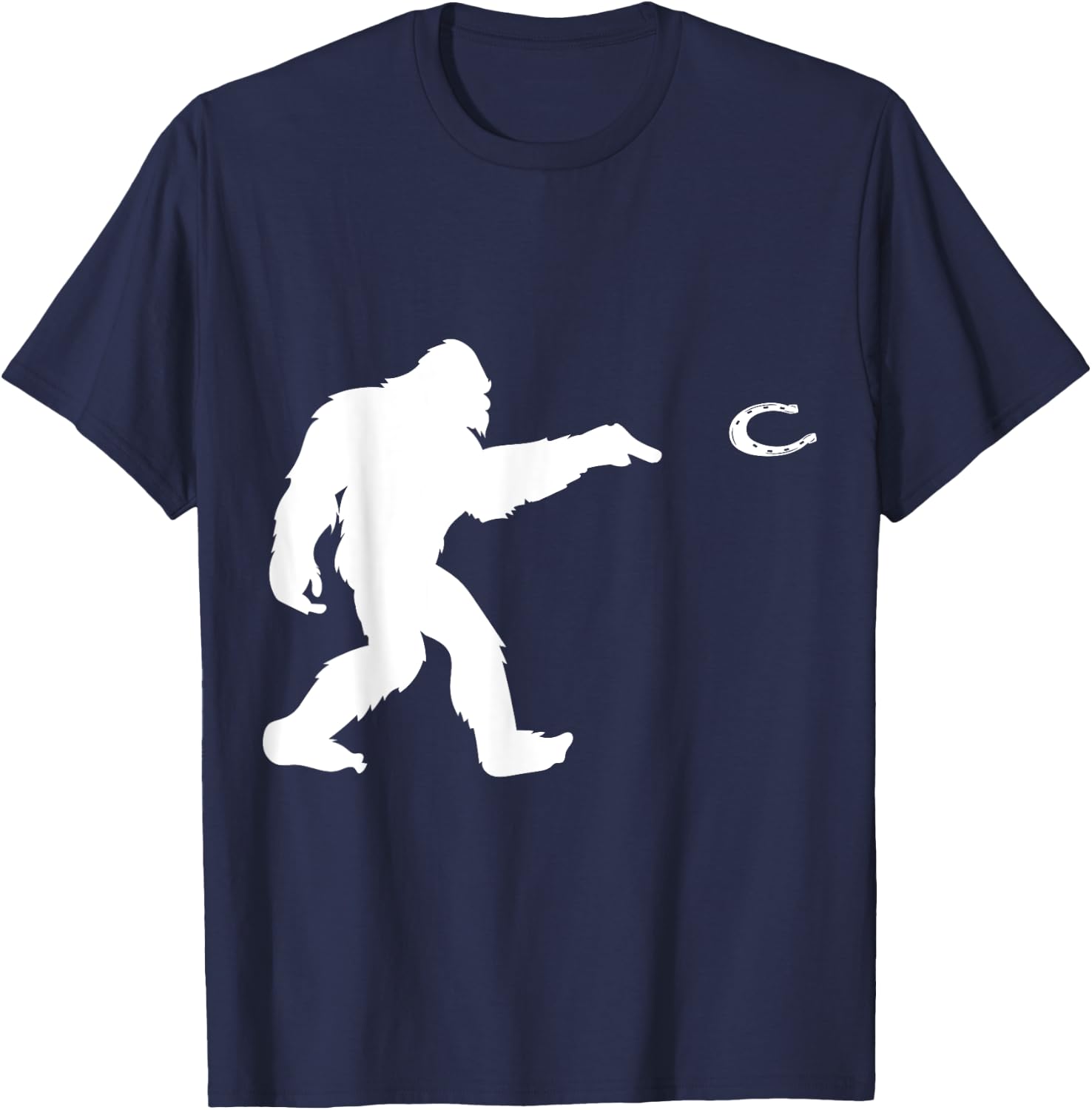 Horseshoe Pitching T-Shirt - T-Shirt | Navy