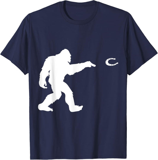 Horseshoe Pitching T-Shirt - T-Shirt | Navy