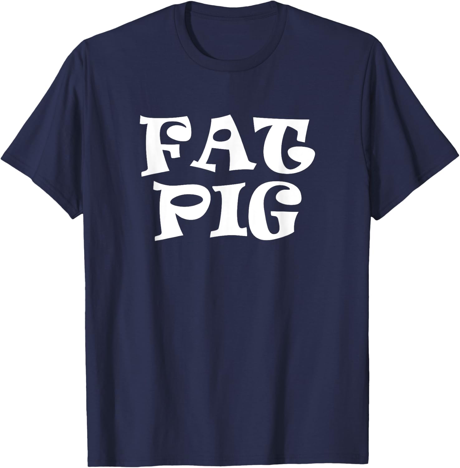 Fat Pig T-Shirt - T-Shirt | Navy