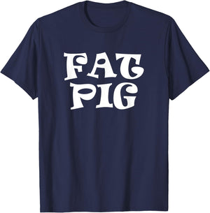 Fat Pig T-Shirt - T-Shirt | Navy