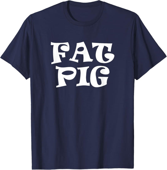 Fat Pig T-Shirt - T-Shirt | Navy