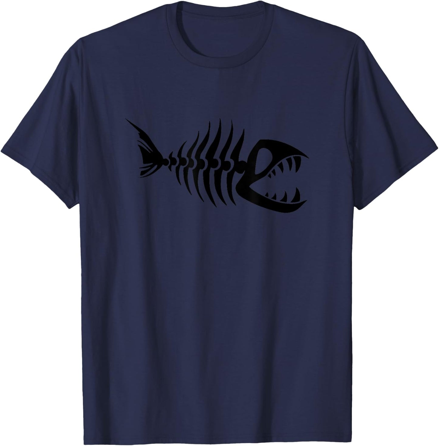 Fish Bones T-Shirt - T-Shirt | Navy