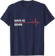 Made In Benin Born In Country Of Birth T-Shirt - T-Shirt | Navy